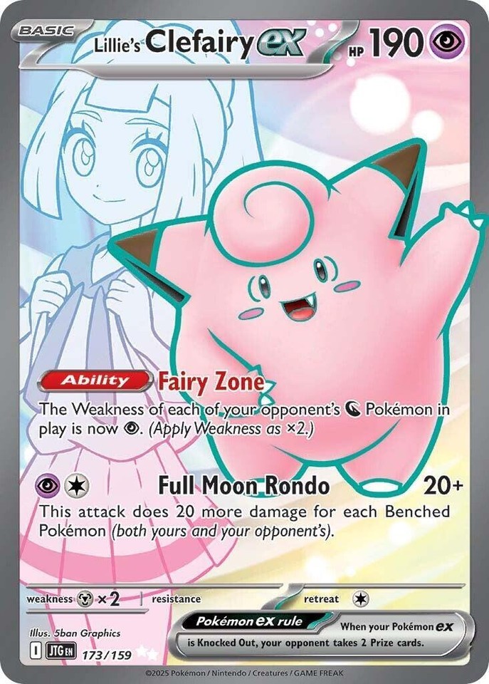 Lillie's Clefairy Ex 173/159 Sv09: Journey Together for sale | eBay