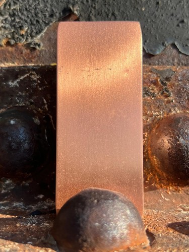 1 Pound lb Copper Bar-16 oz Trapezoid Copper Bullion/.999 Element Copper/454g Cu - Picture 4 of 14