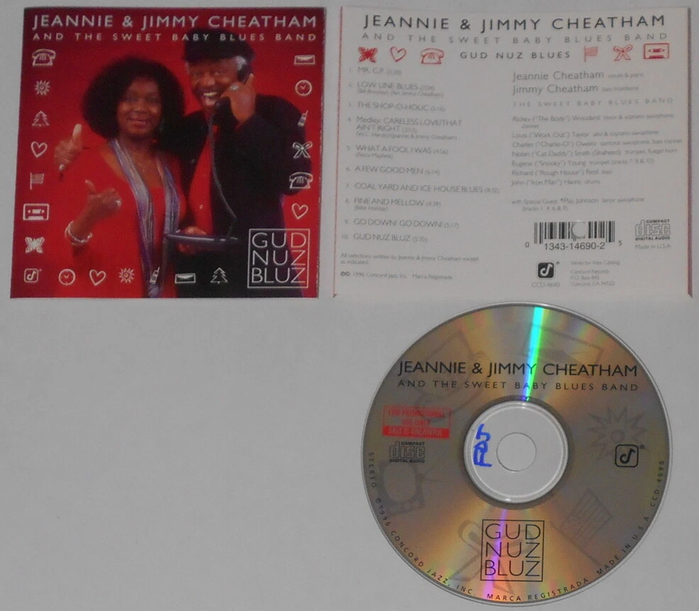 Jeannie & Jimmy Cheatham - Gud Nuz Bluz U.S promo label cd | eBay