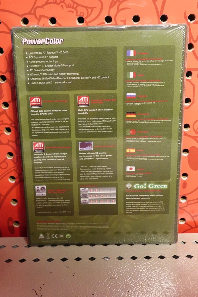 NEW ATI Radeon Power Color HD 5450 1 GB DDR3 DVI/CRT HDMI Graphics Card adapter - Image 3 of 4