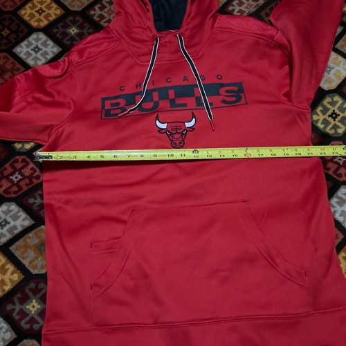 Chicago Bulls Hoodie Rot Herren Medium Neu - Bild 6 von 7