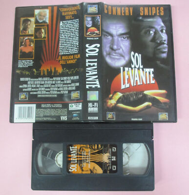 VHS*Film SOL LEVANTE 1994 Sean Connery Wesley Snipes 20TH CENTURY (F54*) no dvd
