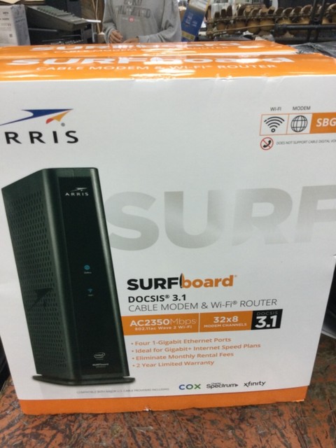 ARRIS SURFboard DOCSIS 3.1 SBG8300 Dual-Band Wi-Fi Router ...