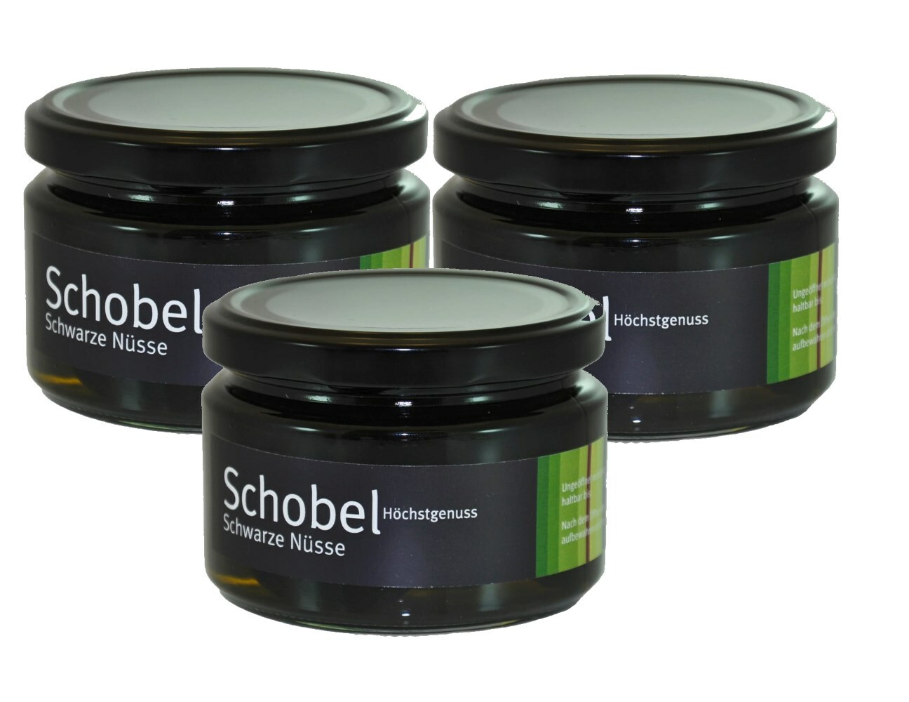 3x280g Eingelegte Schwarze Nüsse-Walnüsse nach altem Rezept-in Kräutersirup