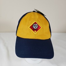 Boy Scouts Yellow Blue Wolf New With Tags Adjustable Hat