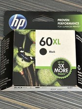 HP 60XL Ink Cartridge - Black New Sealed Ireland Apr 2014