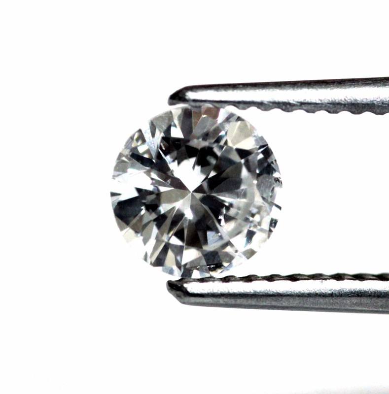 GIA loose certified SI1 E round diamond .76ct 5.94-6.06x3.43mm vintage estate