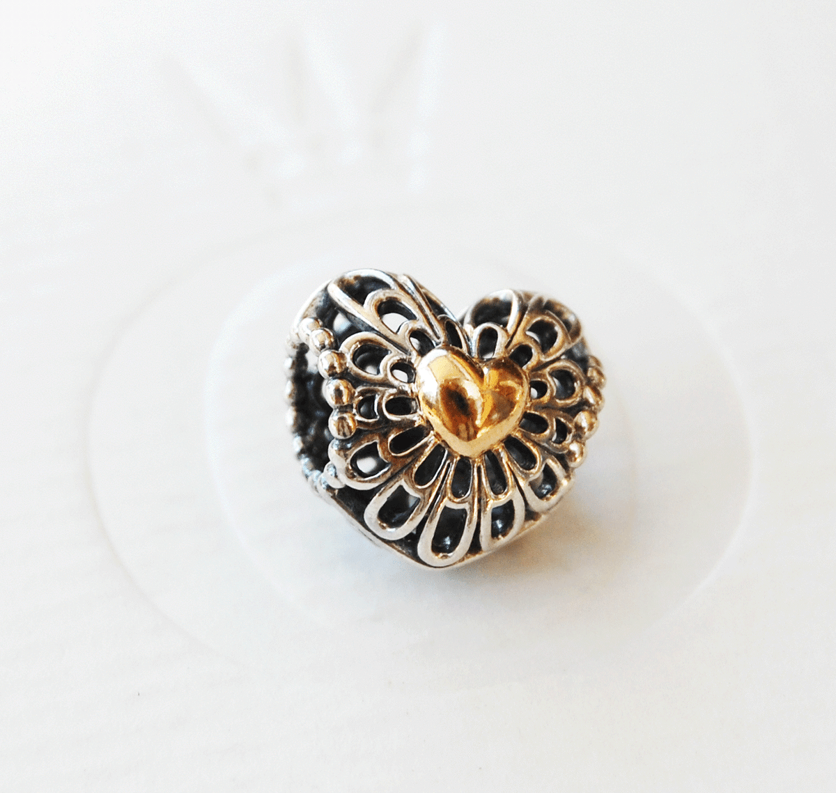 Genuine Pandora two-tone 