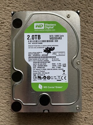 Western Digital | WD20EARX | 2TB SATA 3,5 Zoll