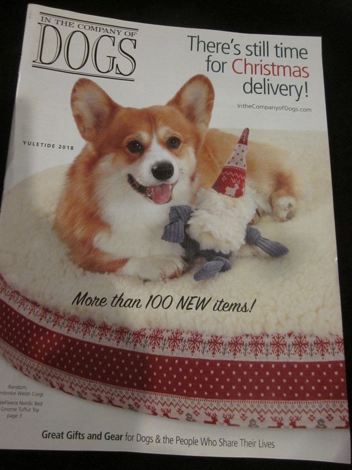 In The Company of Dogs Catalog Yuletide 2018 Random Pembroke Welsh