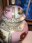 Vintage Ginger Jar Table Lamp English Scenes Vase Shaped — photo 1