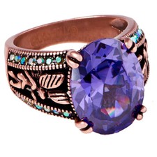 KIRKS FOLLY FAIRY MAGIC RING Size 5  ROSETONE