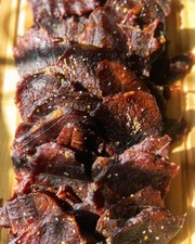 Small Batch Spicy Teriyaki Beef Jerky thick Cut 1 Lbs Bag
