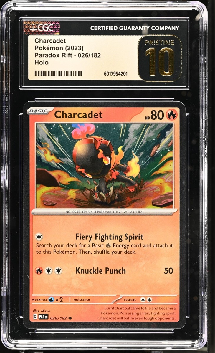 CGC 10 Pristine Charcadent 026/182 Cosmos Holo Promo Armarouge EX