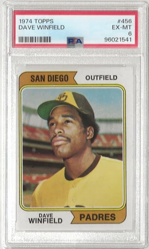 1974 Topps #456 Dave Winfield RC  PSA 6