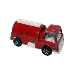  Tootsie Toy Red White Die Chemical Truck Push Roll Kid 4 Inch Car Vintage 1970