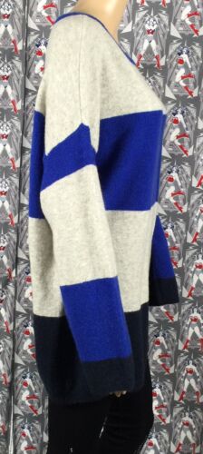 NWT C&C California Woman’s Multicolor Blue/Gray Stripe Sweater Pullover Size 1X - Picture 4 of 6