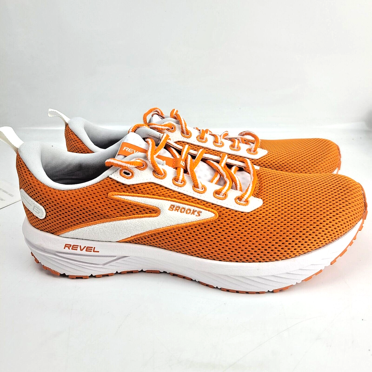 Brooks Men's Revel Neutral Running Shoes Orange White