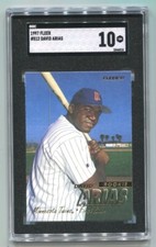 1997 Fleer David Ortiz RC #512 SGC 10 GEM MINT HOF 💎