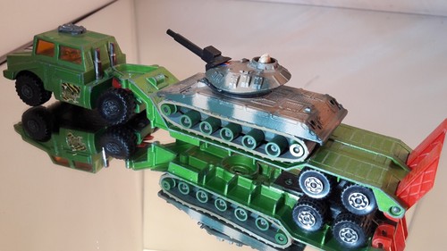 Tank with Transporter - Sheridan M551 Tank - # K102 - 1974 - Green - Matchbox - Picture 12 of 15
