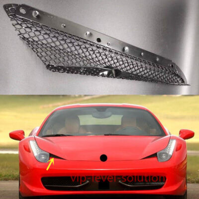 For Ferrari 458 2010-2015 1X Black Metal Right Side Headlight