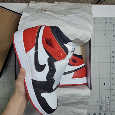 Air Jordan Retro High OG Black Toe Custom NWT