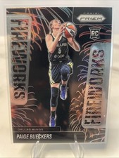 2025 Panini Prizm WNBA PAIGE BUECKERS Fireworks Rookie Dallas Wings RC#14