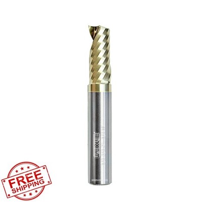 WEXWE 1/4'' Dia ZrN Single Flute End Mill