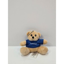FuelSchool Plush Teddy Bear Keychain Tan Blue...