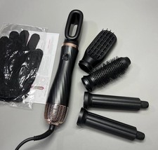 Hair Dryer Styling Comb Brush Hot Air Curler Straightener Quick Dry High Speed