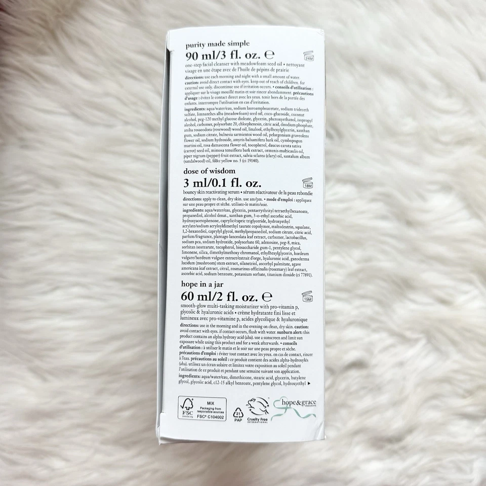 Philosophy Hydrate & Glow 4 件套护肤套装限量版。 全新带盒 免运费 — 第 3/4 张图片