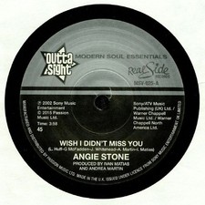 ANGIE STONE - Wish I Didn't Miss You - Vinyl (7")