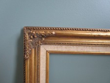 Grand Cadre ancien en bois