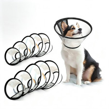 Soft PVC Dog Cat Neck Cone Pet Protective Collar Recovery Waterproof Anti-bite