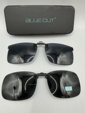 Blue Cut Lot Of 2 Polarized Clip On Flip Sunglasses UV 400 1 New