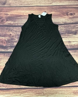 New Heimish U.S.A. Easy Rider Sleeveless Dress, Mini, Black - Small