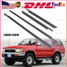 For Toyota 4runner 1995-2001 2002 Door Glass Outer Weatherstrip Trim Seal Set For Toyota 4runner 1995-2001 2002 Door Glass Outer Weatherstrip Trim Seal Set