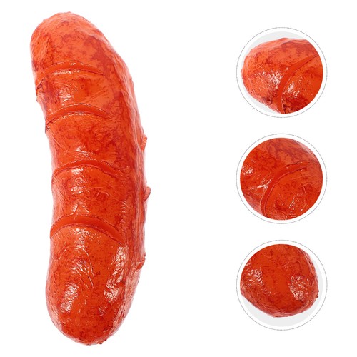 Simulated Hot Dog Model Food Model Decorative Hot Dog Prop Kitchen Hot Dog Model