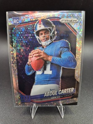 2025 Panini Prizm Abdul Carter No Huddle Variation RC #431 Giants