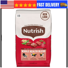 Rachael Ray Nutrish Real Beef, Pea  Brown Rice, Dry Dog Food, 50 lbs.