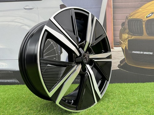4X R18 Inch 5X108 Peugeot 308 Style Black Polished Wheels: Fits For 408 508 - Picture 7 of 11