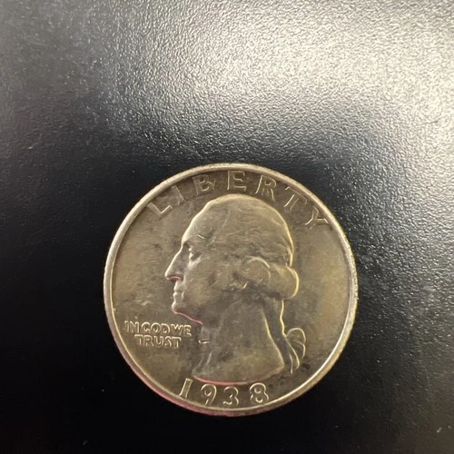 1938 s Washington Quarter In About XF Condition A-410