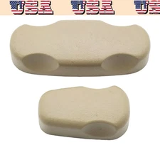 Set Of 2 Seat Adjustment Switch Knob Beige 10340136 For GMC Yukon XL 1500 2500