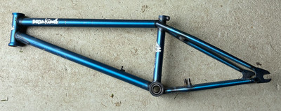 Mankind Sunchaser BMX Rahmen Frame 20.75'' in matt trans blue - kaum gefahren
