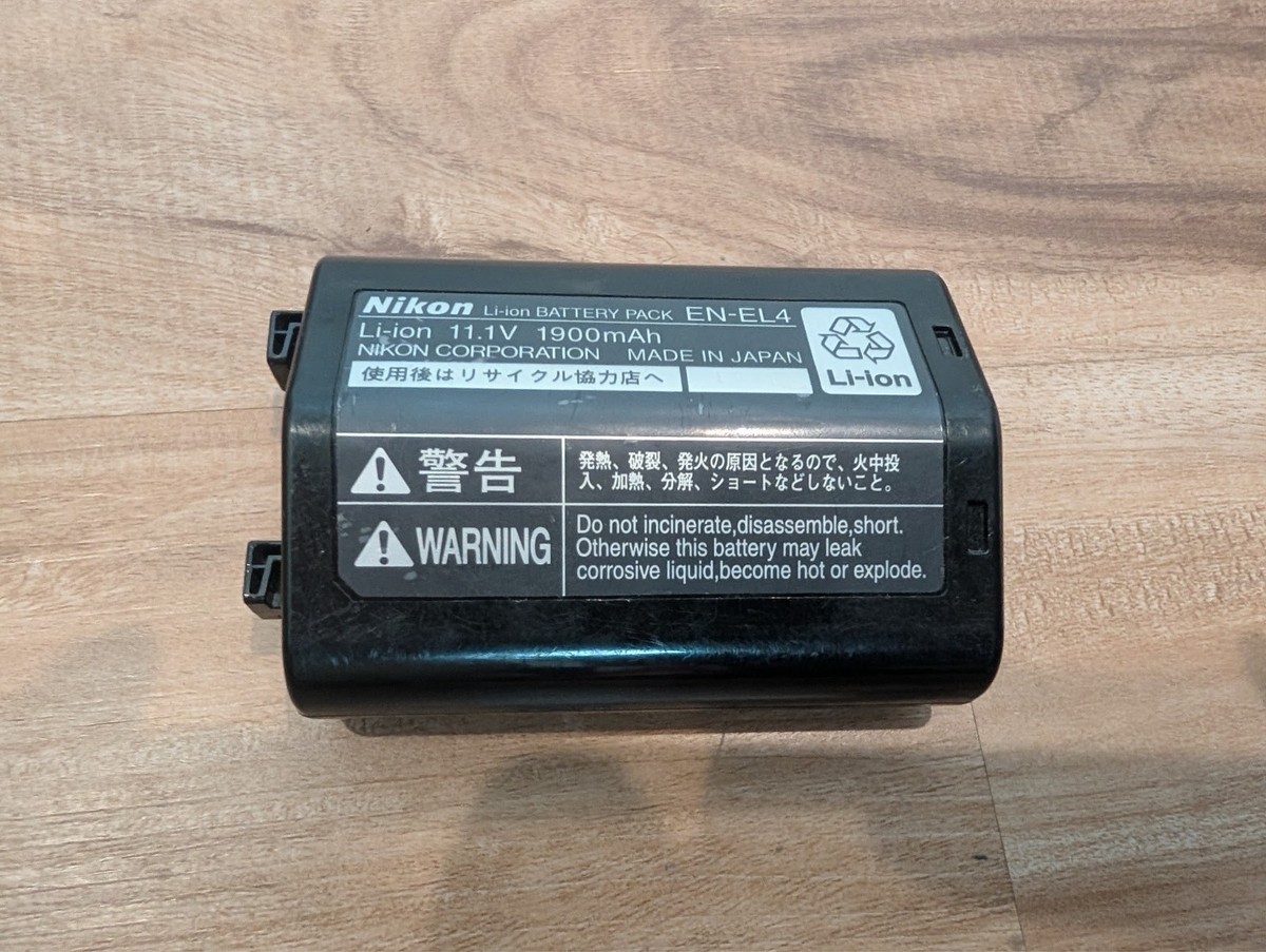 Nikon EN-EL4 Battery for D2X D2H D3 D3S D3X Charging Life = 2 | eBay