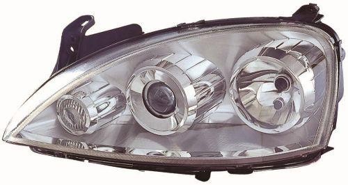 ABAKUS Left Headlight 442-1136L-LD-EM for Opel Electric H7 With Turn Signal