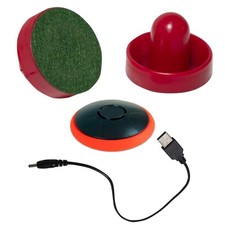 Air Hockey Pucks and Paddles - Rechargeable Floating Air Hockey Pucks for Any...