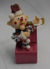 Rare Rudolph Reindeer MISFIT Toy Island CHARLIE Jack in Box Ornament Enesco — photo 2