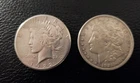 1921d Morgan & 1922s Peace (Lot Of 2)