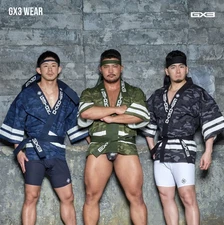 GX3 WEAR TRADITIONAL JAPANESE COAT(CAMO) JAPAN SEXY CLOTHING K2420